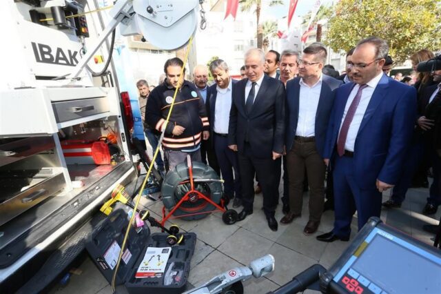 Denizli DESKİ Yeni Alınan Araçların Tanıtımını Yaptı.