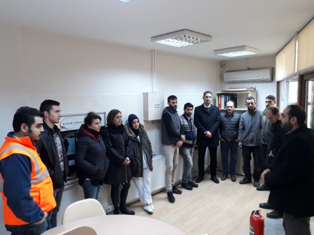 İSG KAPSAMINDA YANGIN TATBİKATIMIZ GERÇEKLEŞTİRİLMİŞTİR.