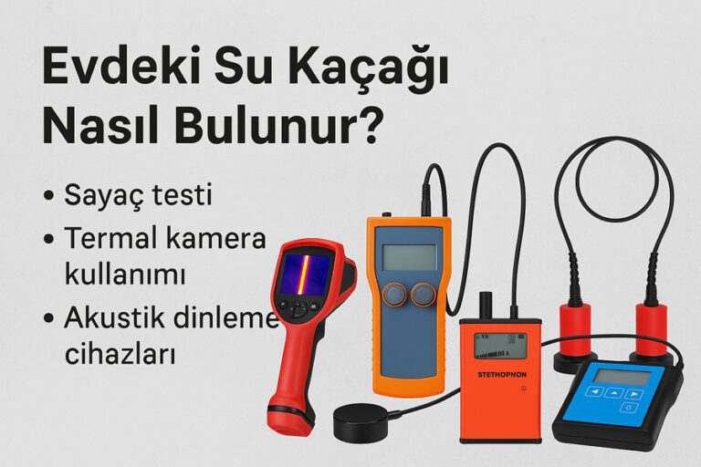 Evdeki Su Kaçağı Nasıl Bulunur?