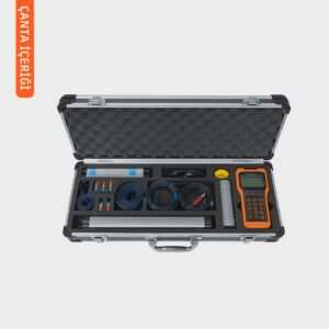 TUF-2000H Ultrasonik Akış Ölçer – çanta içeriği TUF-2000H Ultrasonik Akış Ölçer - çanta içeriği